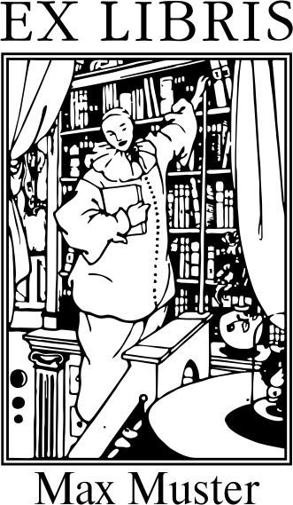 Holzstempel Exlibris Motiv 03 